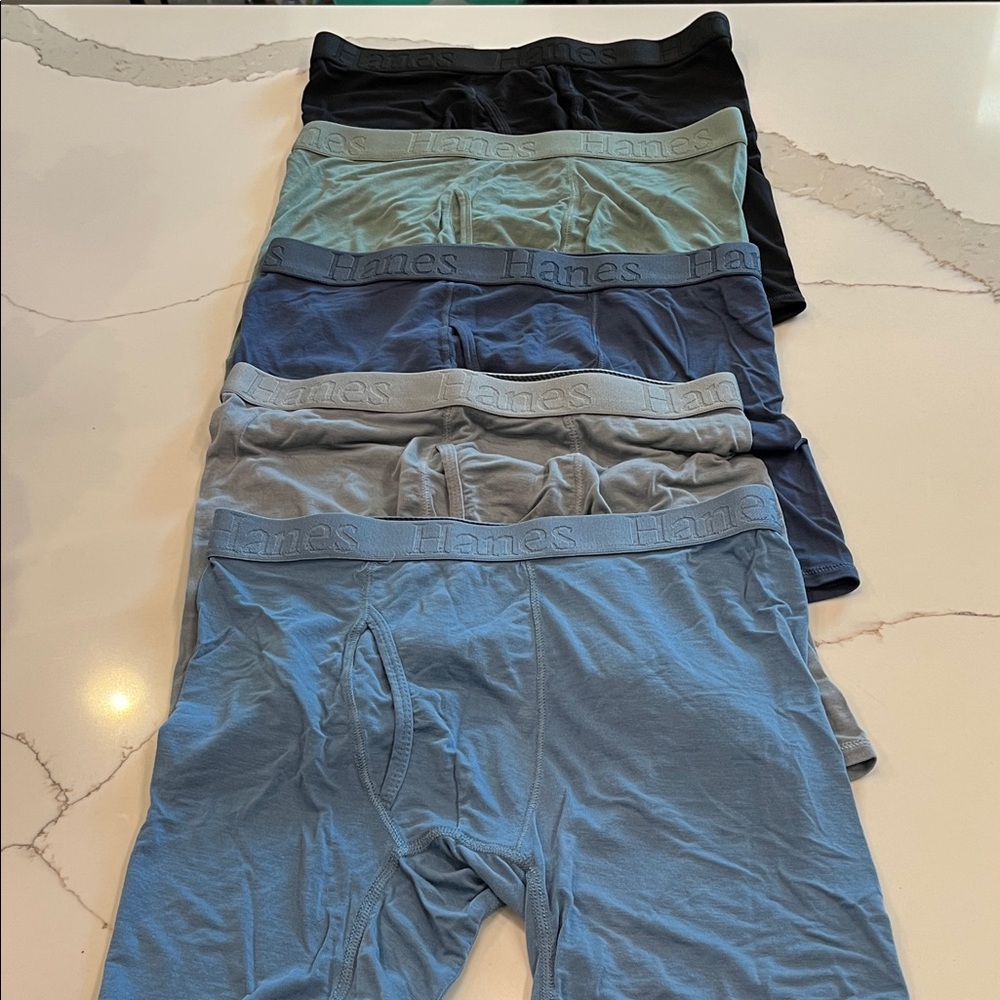 Hanes Bundle of Boys Underwear. Washed never worn. XL 95% Viscose 5% Spandex